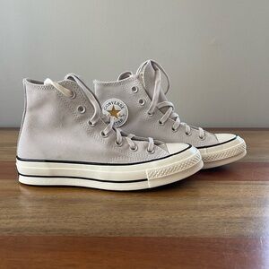 NWT Converse suede chuck 70 high tops pale putty hidden trail brown women’s 7